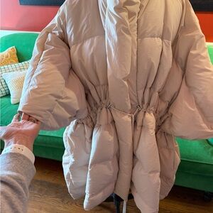 Cynthia Rowley Beige Puffer Jacket